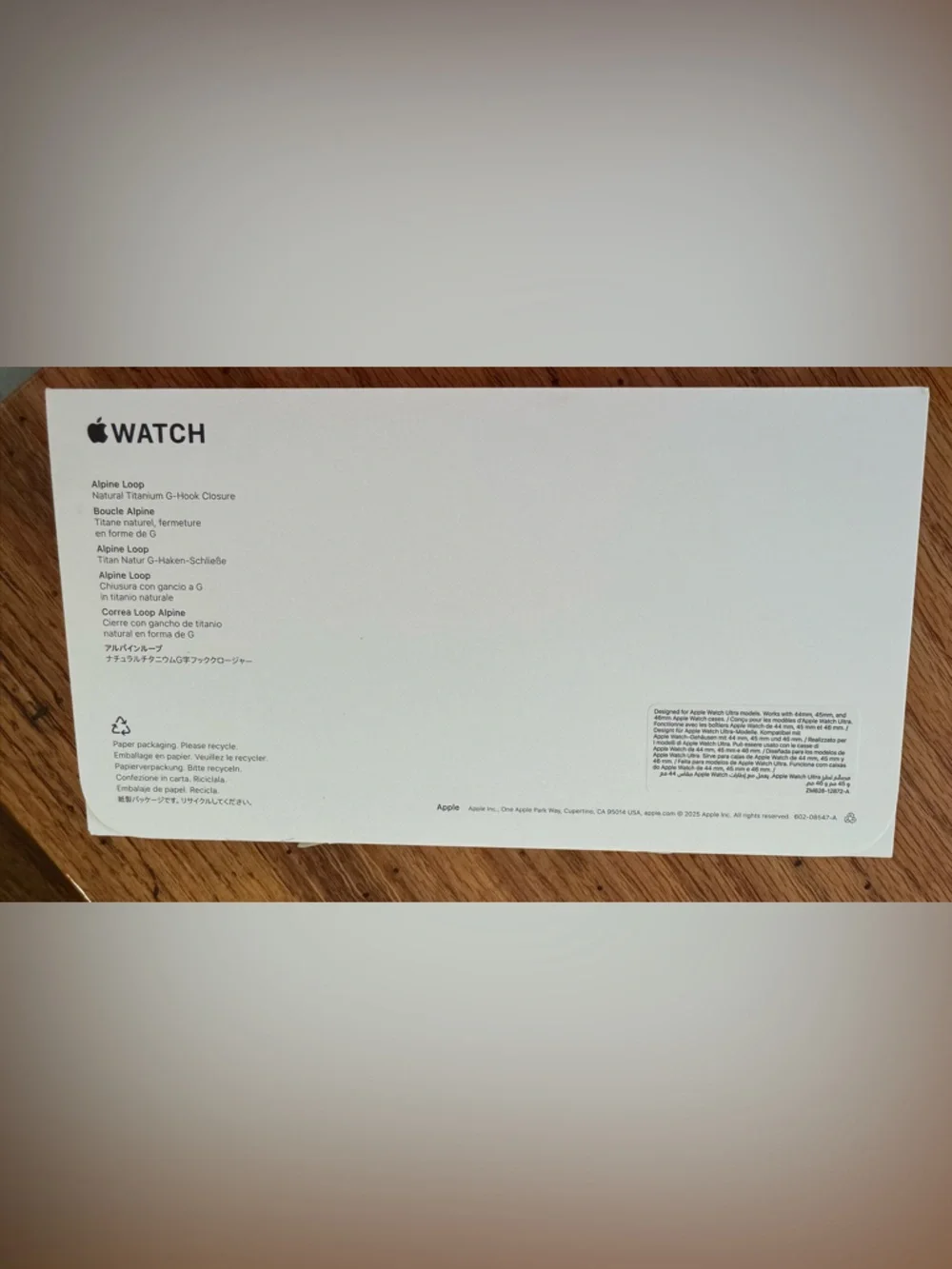 Apple Watch Blue Braided Solo Loop Style Band - Brand new. Unopened Box